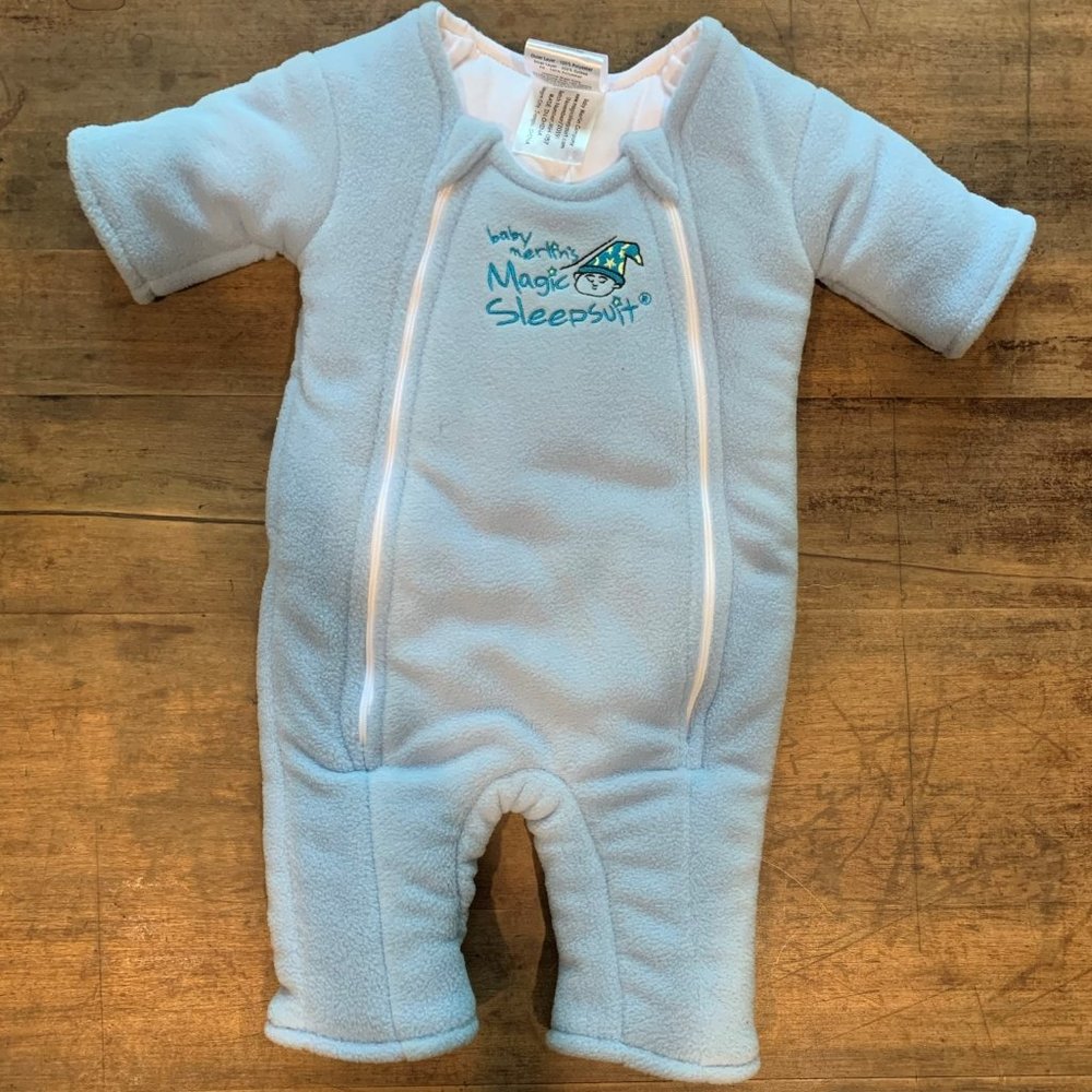 Baby Merlin's Cotton Magic Sleepsuit, SMALL 3-6m
